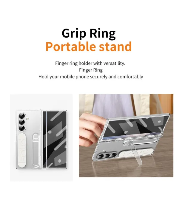 Samsung Galaxy Z Fold7 zaštitna futrola s postoljem i narukvicom za maksimalnu zaštitu