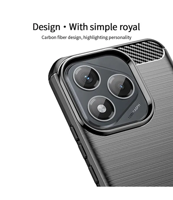 Carbon Brush TPU silikonska maska za Honor 400 Pro