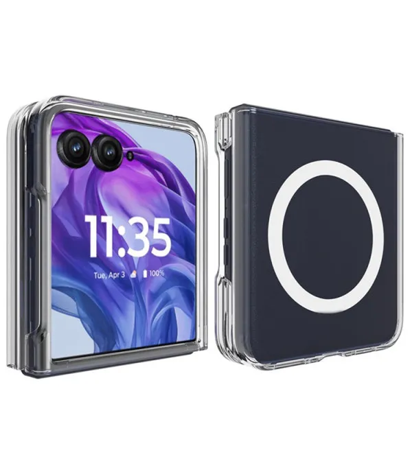 Prozirna Magsafe silikonska maskica za Motorola Razr 60 Ultra