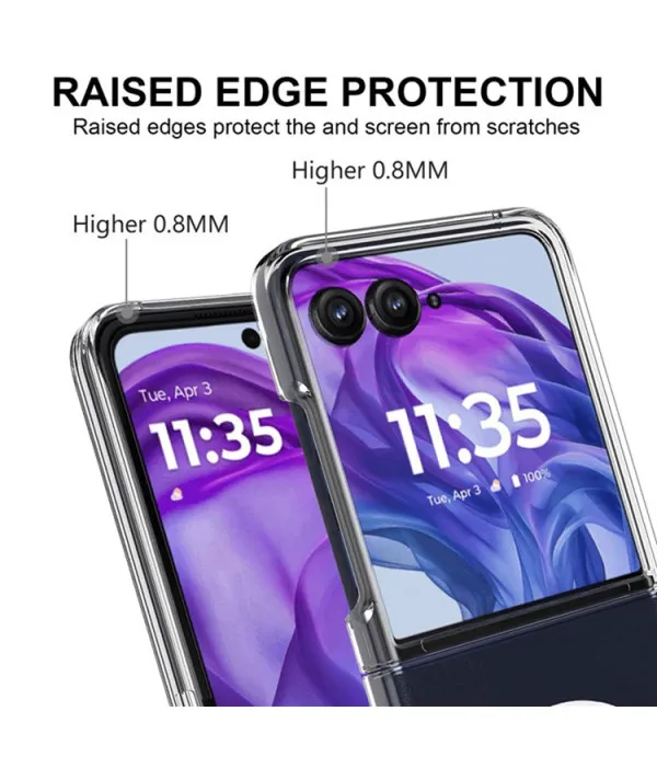 Prozirna Magsafe silikonska maskica za Motorola Razr 60 Ultra