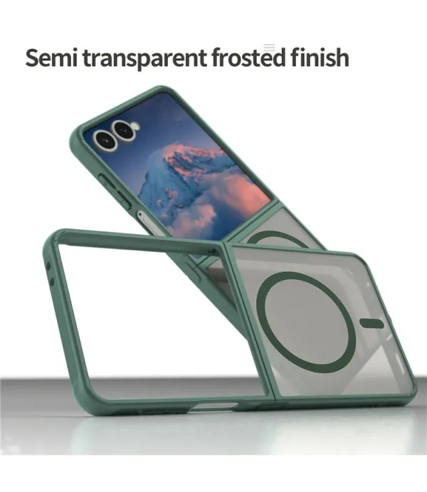 Prozirna MagSafe silikonska maskica za Samsung Galaxy Z Flip7 5G