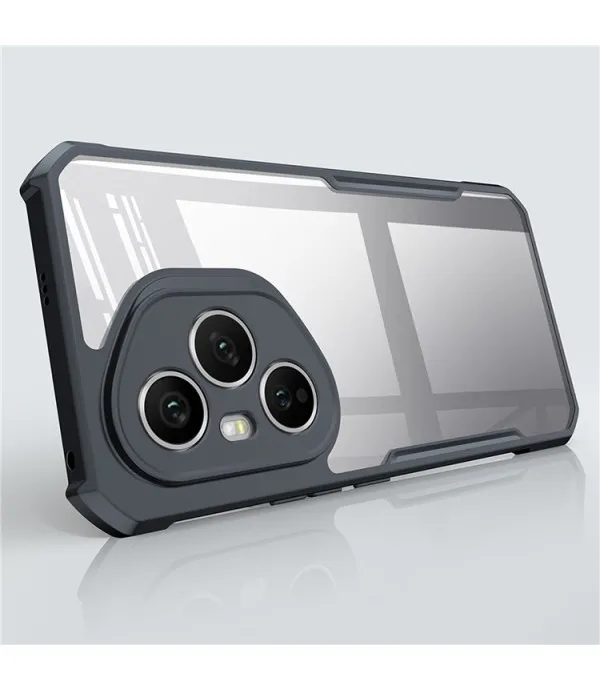 XUNDD prozirna maskica s crnim rubom za Honor 400 Pro