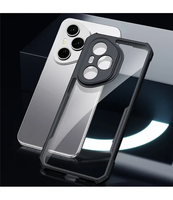 XUNDD prozirna maskica s crnim rubom za Honor 400 Pro