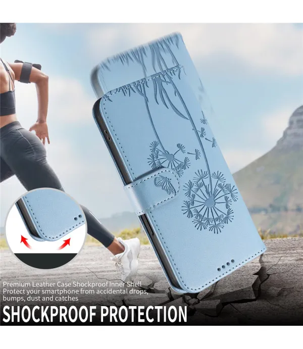 Novčanik preklopna torbica s maslačak uzorkom za Motorola Edge 60 / Edge 60 Pro / Edge 60 Fusion