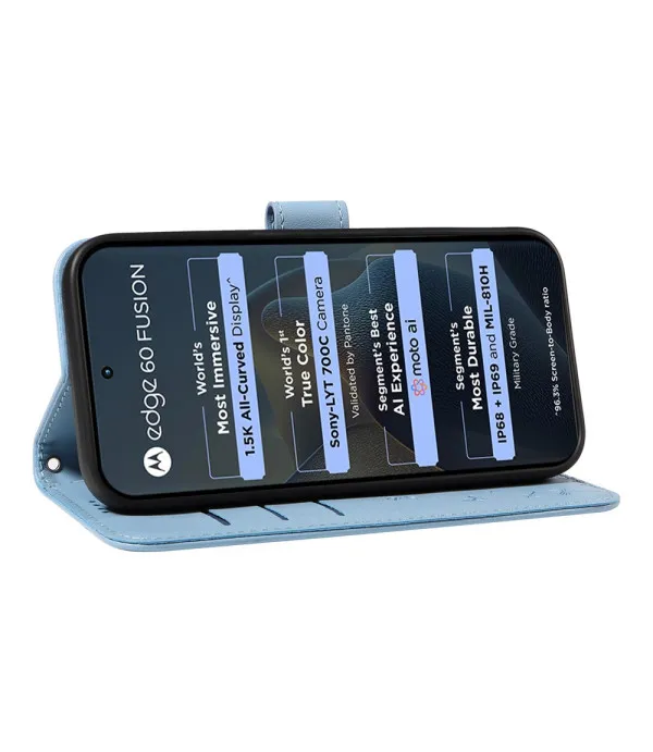 Novčanik preklopna torbica s maslačak uzorkom za Motorola Edge 60 / Edge 60 Pro / Edge 60 Fusion