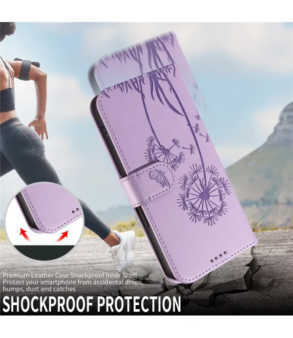 Novčanik preklopna torbica s maslačak uzorkom za Motorola Edge 60 / Edge 60 Pro / Edge 60 Fusion