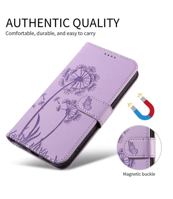 Novčanik preklopna torbica s maslačak uzorkom za Motorola Edge 60 / Edge 60 Pro / Edge 60 Fusion