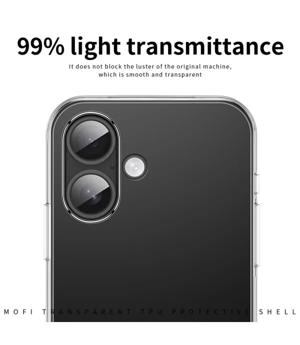 Prozirna silikonska zaštitna maskica za iPhone 17 – tanka i fleksibilna