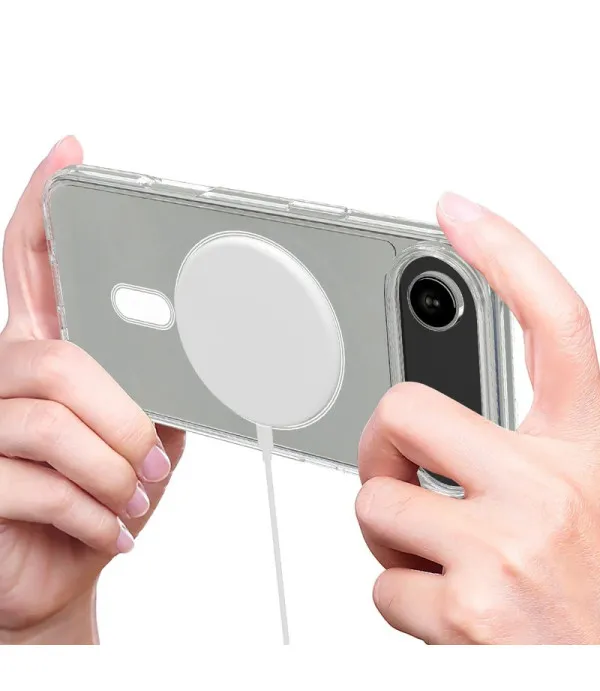 MagSafe prozirna silikonska maskica za Apple iPhone Air – zaštita i bežično punjenje