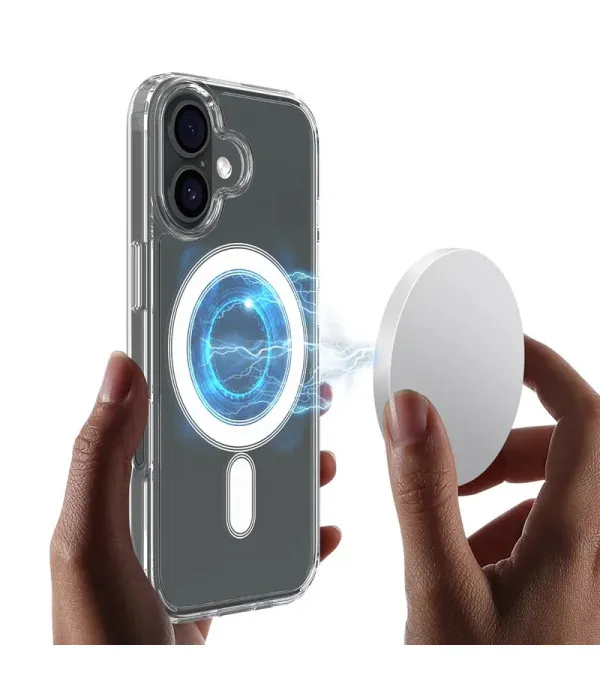 MagSafe prozirna silikonska maskica za Apple iPhone 17 – zaštita i bežično punjenje