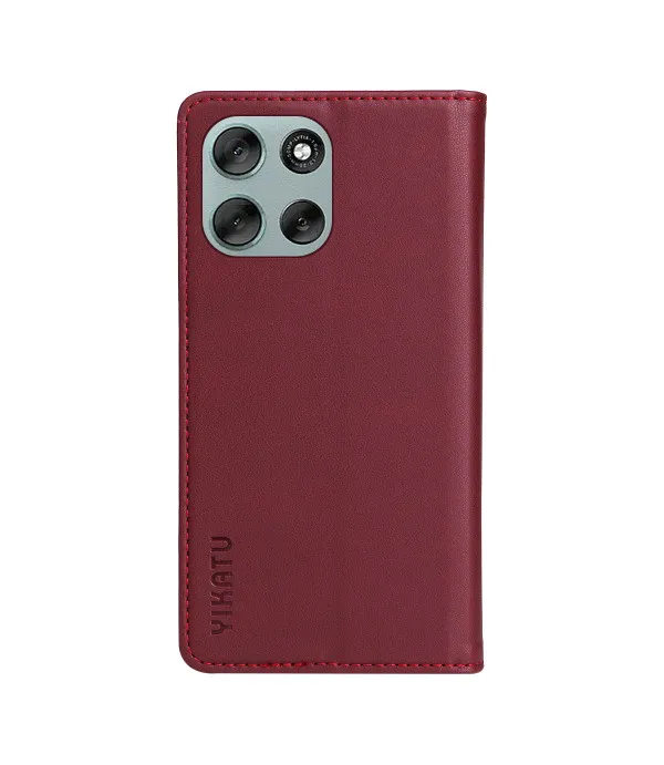 YIKATU preklopna PU kožna maskica s magnetnim zatvaranjem za Motorola Moto G56 5G