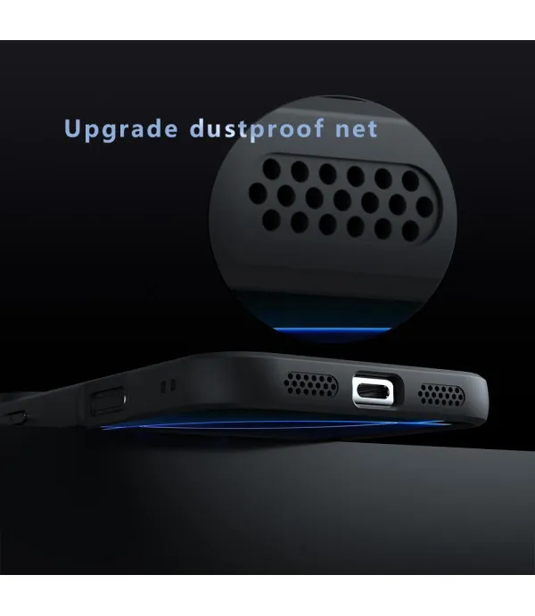 MagSafe maskica za iPhone 17 – crna s mat prozirnim leđima