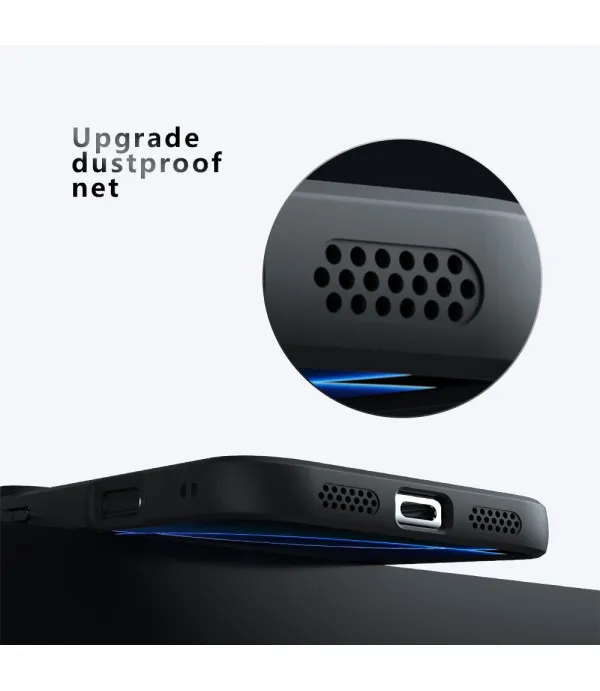 MagSafe maskica za iPhone 17 Air – crna s mat prozirnim leđima