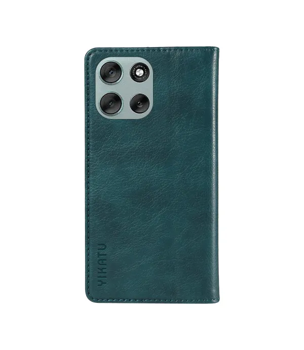 YIKATU preklopna PU kožna maskica s magnetnim zatvaranjem za Motorola Moto G56 5G