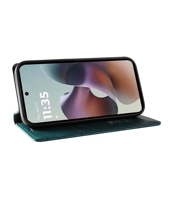YIKATU preklopna PU kožna maskica s magnetnim zatvaranjem za Motorola Moto G56 5G