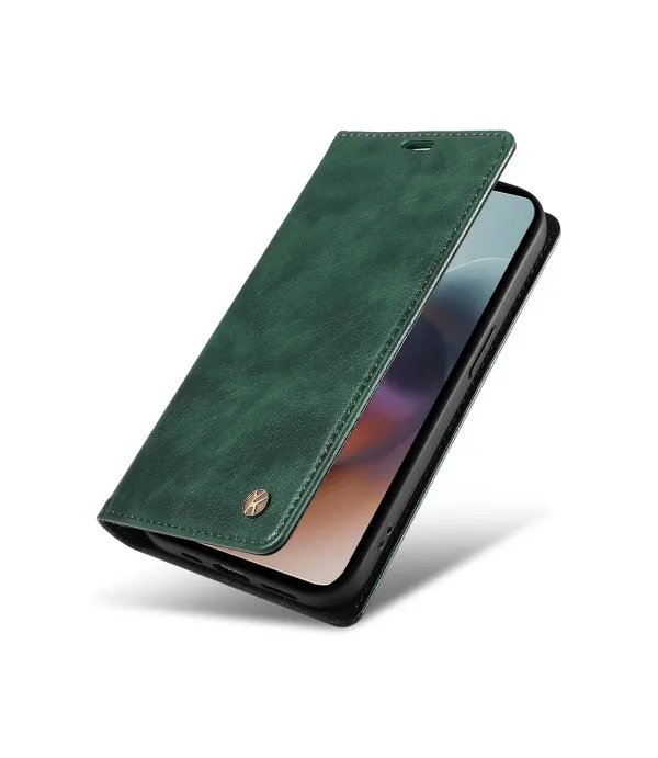 YIKATU preklopna PU kožna maskica s magnetnim zatvaranjem za Motorola Moto G56 5G