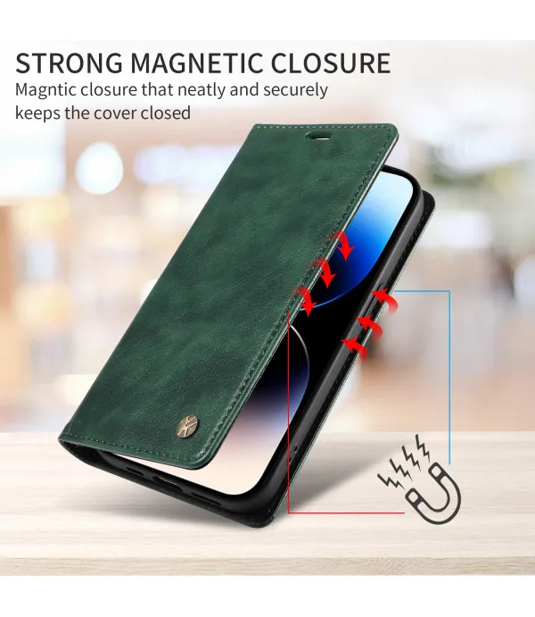 YIKATU preklopna PU kožna maskica s magnetnim zatvaranjem za Motorola Moto G56 5G
