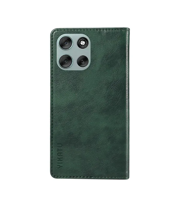 YIKATU preklopna PU kožna maskica s magnetnim zatvaranjem za Motorola Moto G56 5G