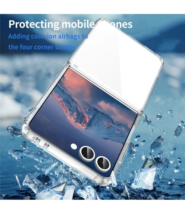 Prozirna hibridna maskica TPU + akril za Samsung Galaxy Z Flip7 5G