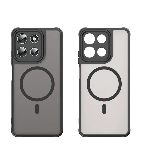 MagSafe mat crna prozirna maskica za Motorola Moto G56 5G