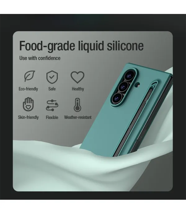 NILLKIN Flex Pure maskica PC + TPU za Samsung Galaxy Z Fold7 5G – elegantna zaštita s dodatnom stylus olovkom