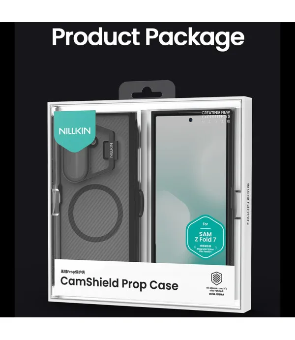 NILLKIN CamShield Prop Magnetic Translucent torbica za Samsung Galaxy Z Fold7 5G s olovkom – vrhunska zaštita i sofisticiran dizajn