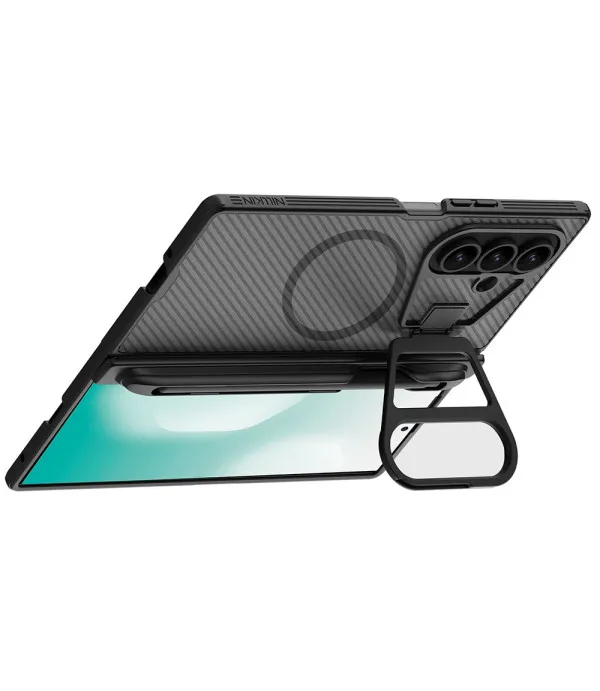 NILLKIN CamShield Prop Magnetic Translucent torbica za Samsung Galaxy Z Fold7 5G s olovkom – vrhunska zaštita i sofisticiran dizajn