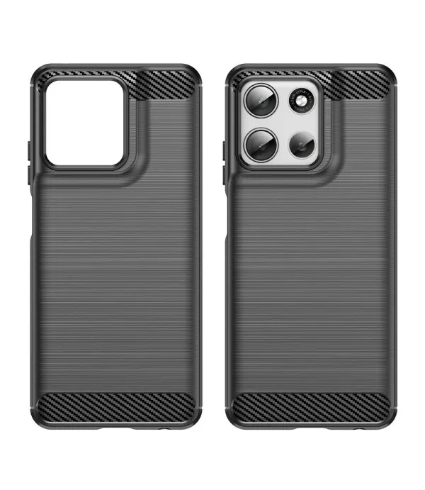 Carbon Brush TPU silikonska maska za Motorola Moto G56 5G