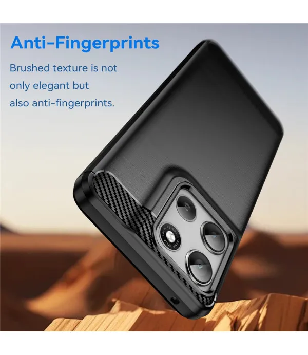 Carbon Brush TPU silikonska maska za Motorola Moto G56 5G