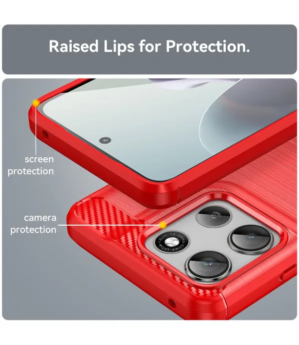 Carbon Brush TPU silikonska maska za Motorola Moto G56 5G