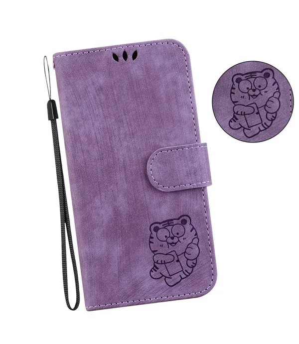 Tigrić dizajn preklopna torbica maskica za Xiaomi Redmi 15C 5G / 4G (EU)