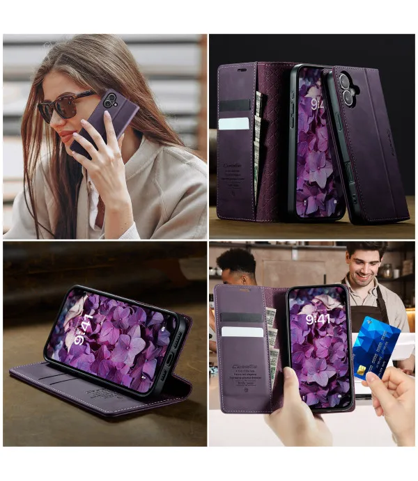 CASEME novčanik kožna torbica za iPhone 17 – zaštita i praktičnost u jednom
