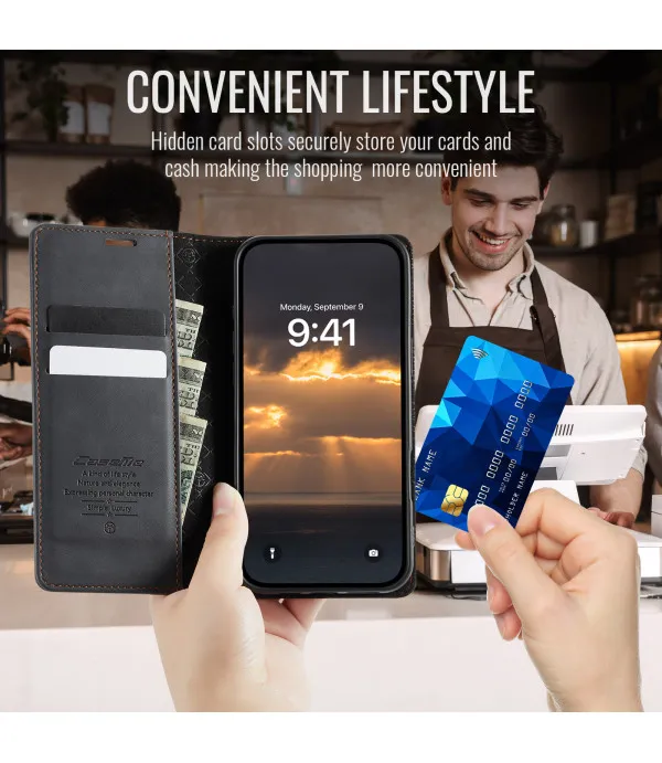 CASEME novčanik kožna torbica za iPhone 17 – zaštita i praktičnost u jednom
