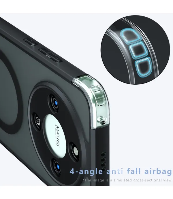 Magnetna mat maskica za Honor Magic8 Lite 5G