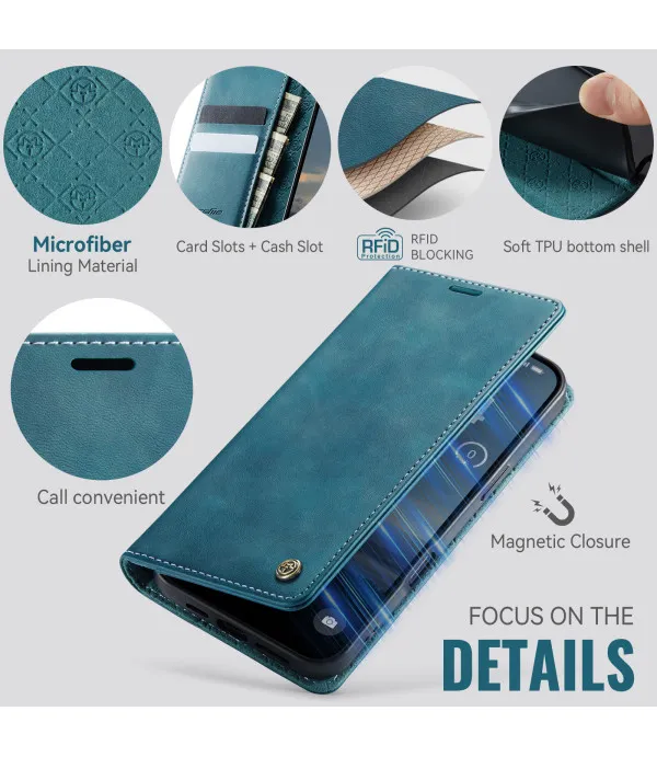 CASEME novčanik kožna torbica za iPhone 17 Pro Max – zaštita i praktičnost u jednom