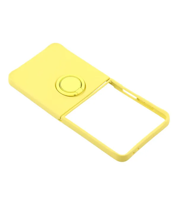 Silikonska maskica s prsten stalkom za Samsung Galaxy Z Flip7 5G