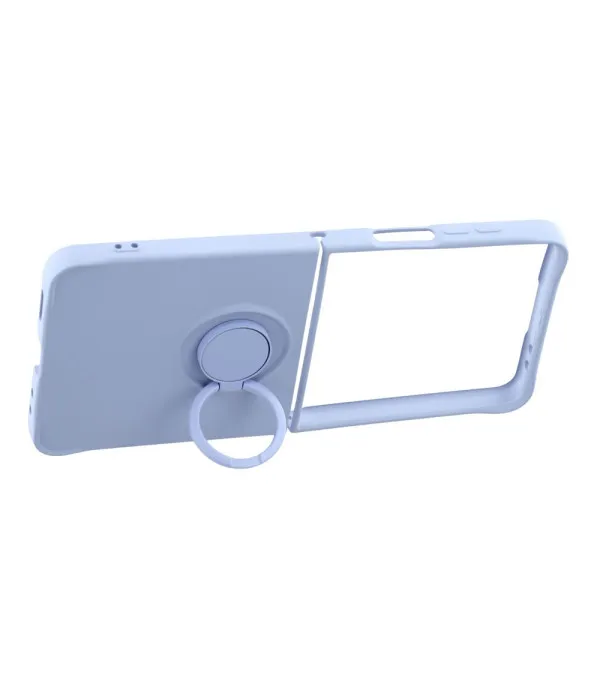 Silikonska maskica s prsten stalkom za Samsung Galaxy Z Flip7 5G