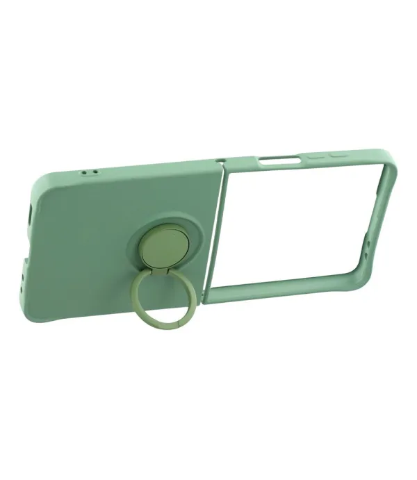 Silikonska maskica s prsten stalkom za Samsung Galaxy Z Flip7 5G