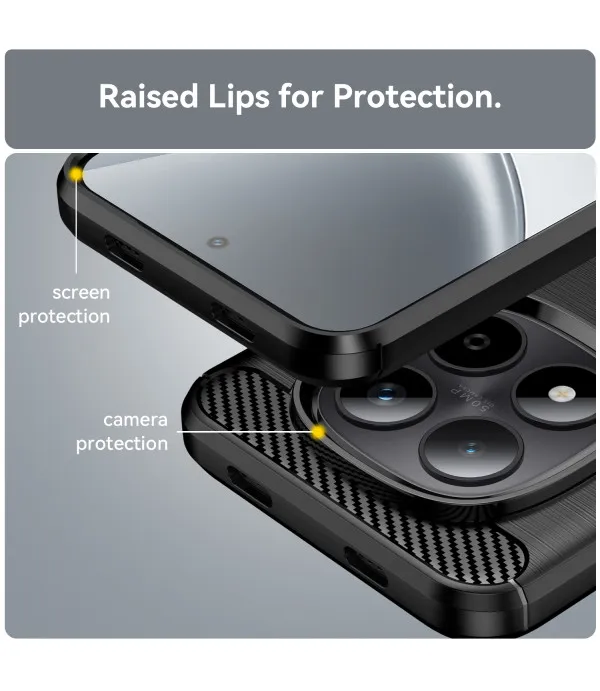 Carbon Brush TPU maskica za Xiaomi Redmi Note 15 Pro 5G