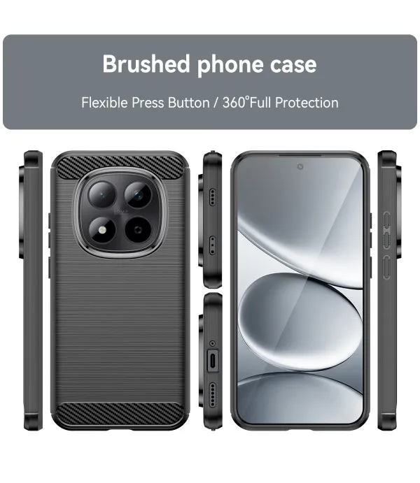 Carbon Brush TPU maskica za Xiaomi Redmi Note 15 Pro 5G