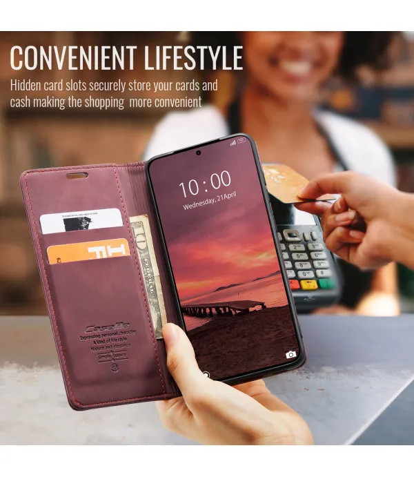 CaseMe 013 Series preklopna PU kožna torbica za Xiaomi 15T Pro
