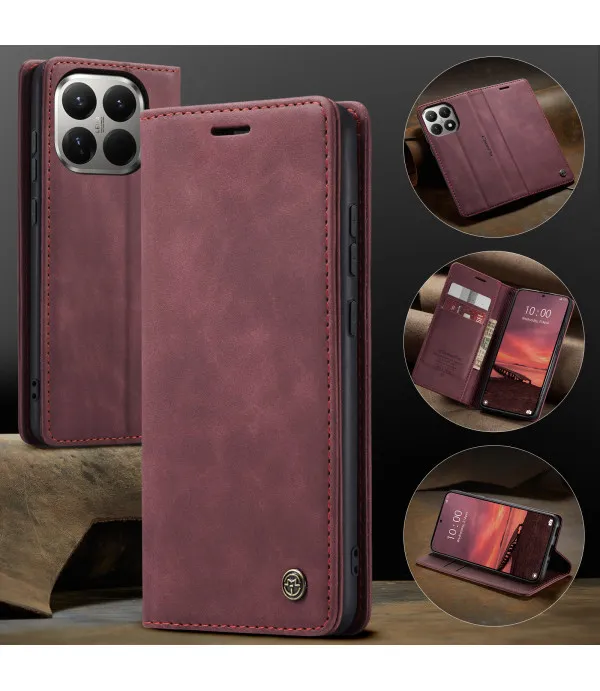 CaseMe 013 Series preklopna PU kožna torbica za Xiaomi 15T Pro