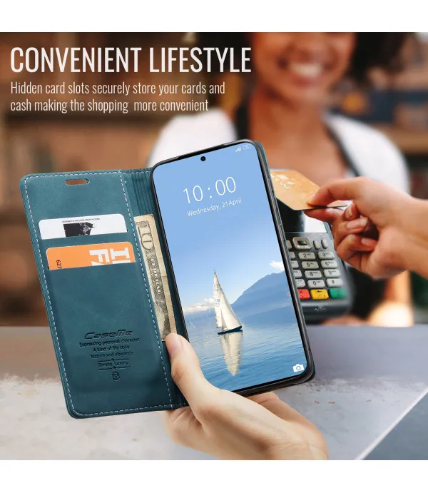 CaseMe 013 Series preklopna PU kožna torbica za Xiaomi 15T Pro