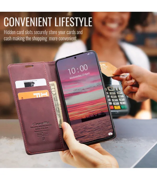 CaseMe 013 Series preklopna PU kožna torbica za Xiaomi 15T