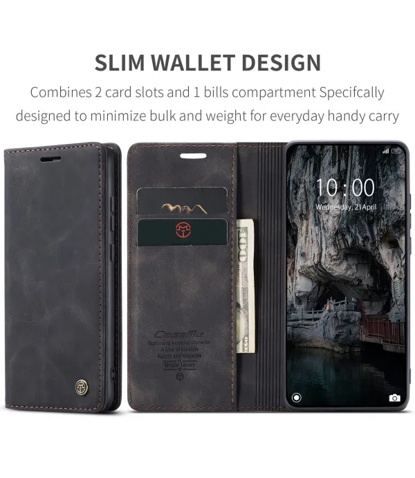 CaseMe 013 Series preklopna PU kožna torbica za Xiaomi 15T