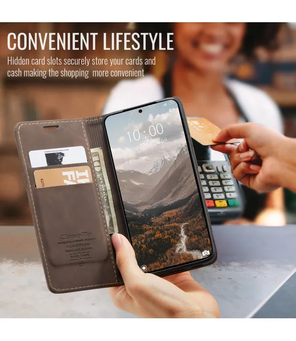 CaseMe 013 Series preklopna PU kožna torbica za Xiaomi 15T