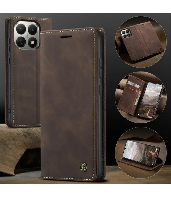 CaseMe 013 Series preklopna PU kožna torbica za Xiaomi 15T