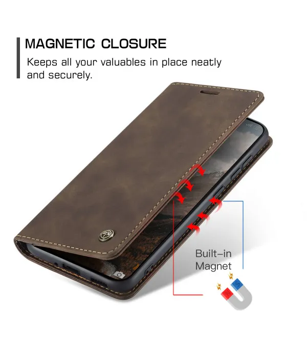 CaseMe 013 Series preklopna PU kožna torbica za Xiaomi 15T