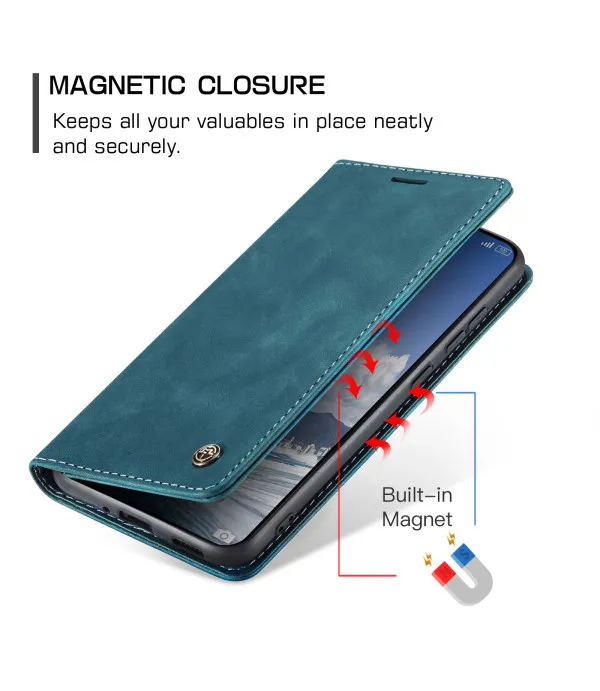CaseMe 013 Series preklopna PU kožna torbica za Xiaomi 15T