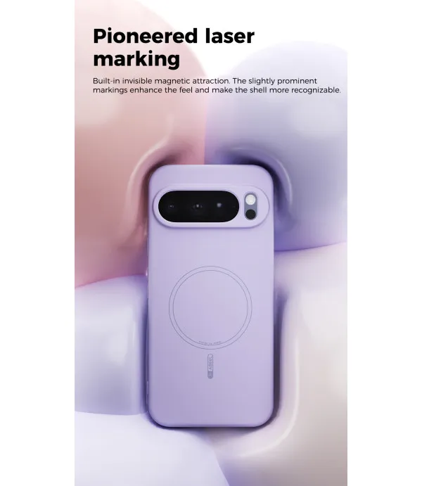 ABEEL Magnetic Liquid Silicone maska za Google Pixel 9 Pro XL